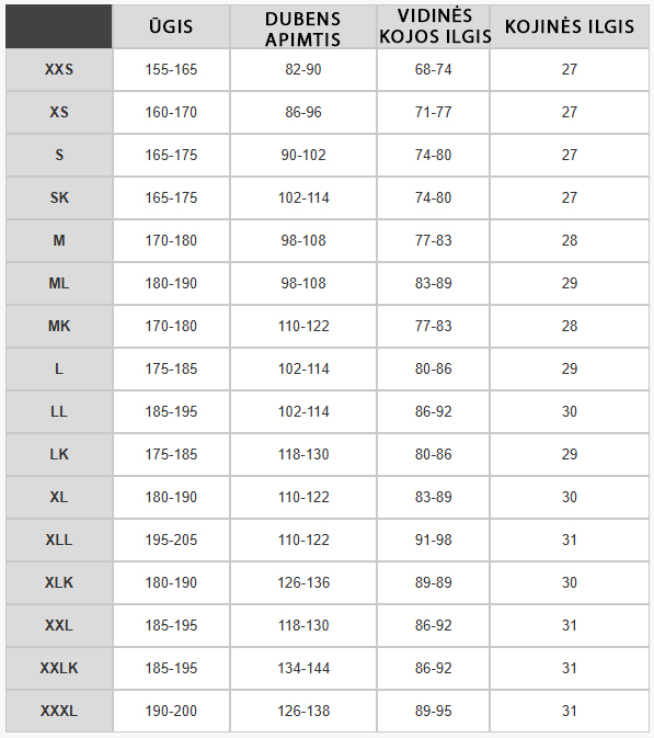 FinntrailWaddersSizeChartLT