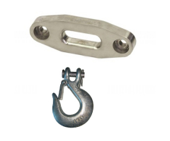 Winch hook and hawse