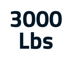 3000 Lbs