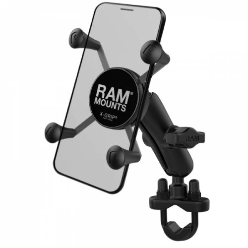 RAM® Quick-Grip™ telefono laikiklis su vidutinio ilgio alkūne ir U formos laikikliu RAM-B-149Z-UN7U