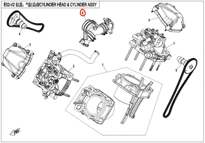 products/100/001/437/71/0800-025000-2000 air inlet pipe assy cfmoto x8 nr.6.png