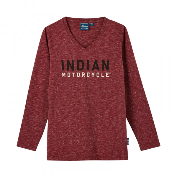 products/100/003/771/72/Marskineliai Indian Motorcycle Womens Watercolor Logo Long Sleeve T-Shirt Raudoni_1.jpg