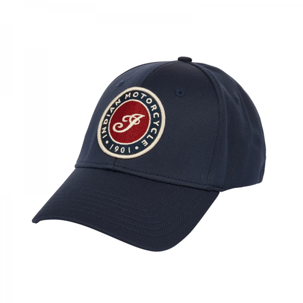 products/100/003/773/32/Kepure Indian Motorcycle Script Icon Performance Cap Navy Melyna_1.jpg