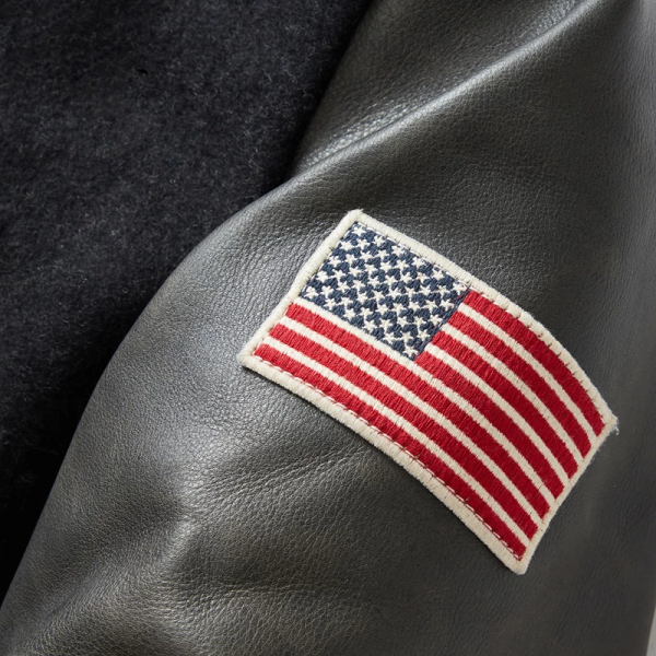 products/100/003/787/12/Striuke Indian Motorcycle Mens Varsity Bomber Jacket Juoda_4.jpg