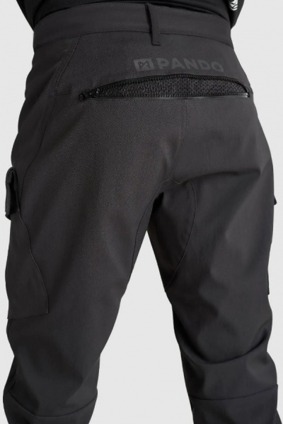 products/100/003/827/12/Moto kelnes Pando TRITON WP SLIM BLACK Motorcycle Waterproof Trousers Mens 4.jpg