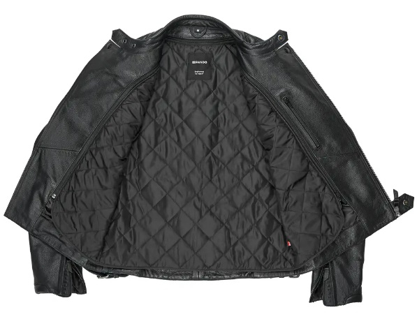 products/100/003/831/32/Striuke TWIN LEATHER JACKET BLACK  Mens Leather Motorcycle Jacket 9.jpg