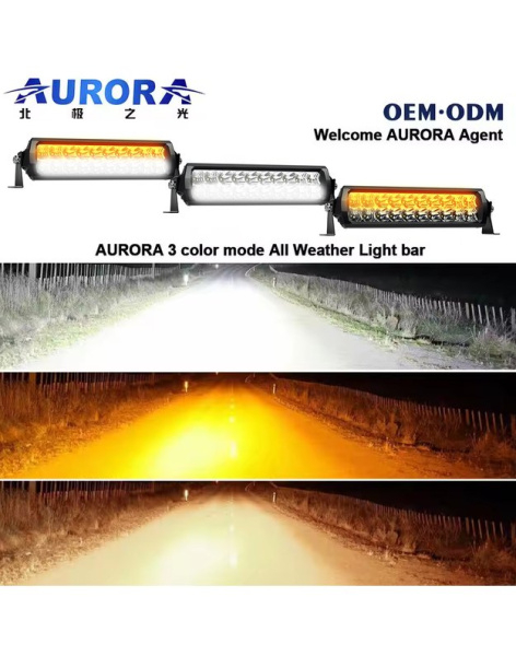 products/100/004/911/54/AURORA Led zibintas 30.48 CM D5 DOUBLE ROW DAKAR  SERIJOS ZIBINTAS 50W BALTA  50W GELTONA COMBO PROL61_1.jpg