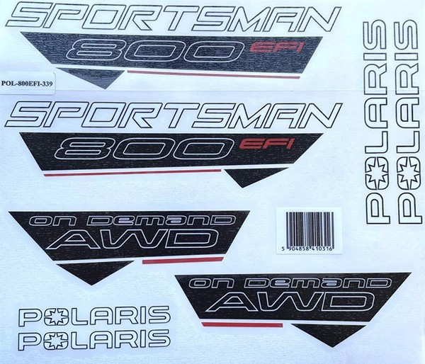 products/100/005/044/32/Lipduku rinkinys Stickers set Polaris Sportsman 800 EFI.jpg
