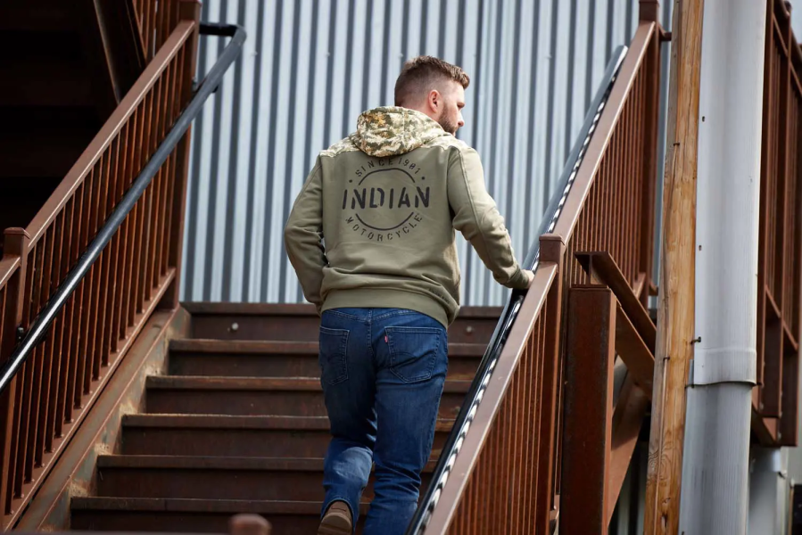 products/100/005/694/56/Vyriskas dzemperis Indian Motorcycle Stencil Block Icon Zalias Khaki_5.jpg
