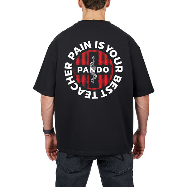 products/100/005/760/97/Marskineliai Pando LUKE PAIN - Oversized T-Shirt for Bikers, Unisex Juodi_2.jpg