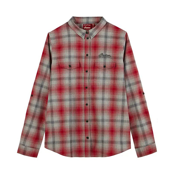 products/100/005/855/56/Moteriski marskineliai Indian Motorcycle Women Red Icon Plaid Shirt.jpg