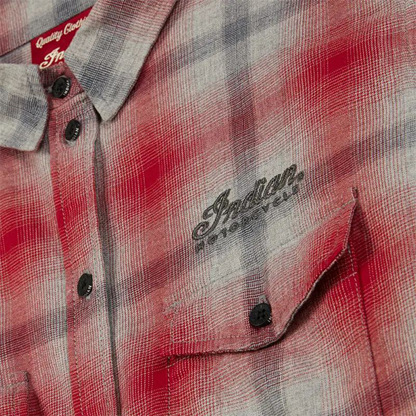 products/100/005/855/56/Moteriski marskineliai Indian Motorcycle Women Red Icon Plaid Shirt_2.jpg