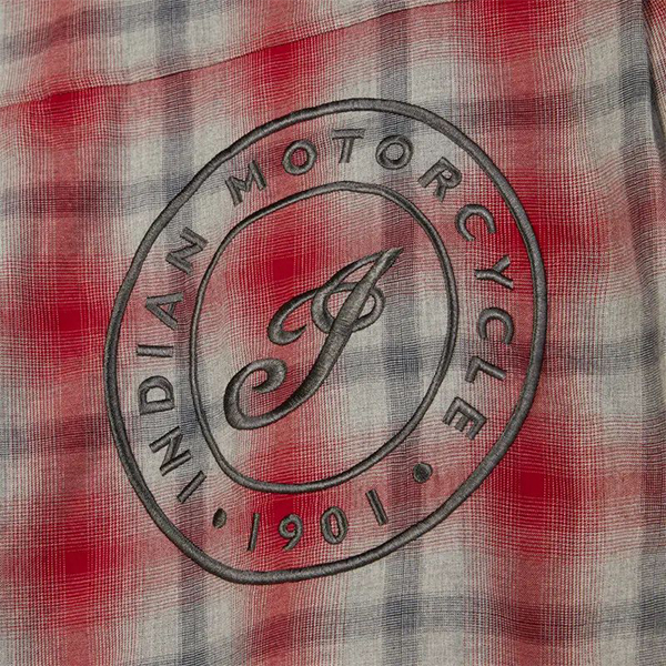 products/100/005/855/56/Moteriski marskineliai Indian Motorcycle Women Red Icon Plaid Shirt_3.jpg
