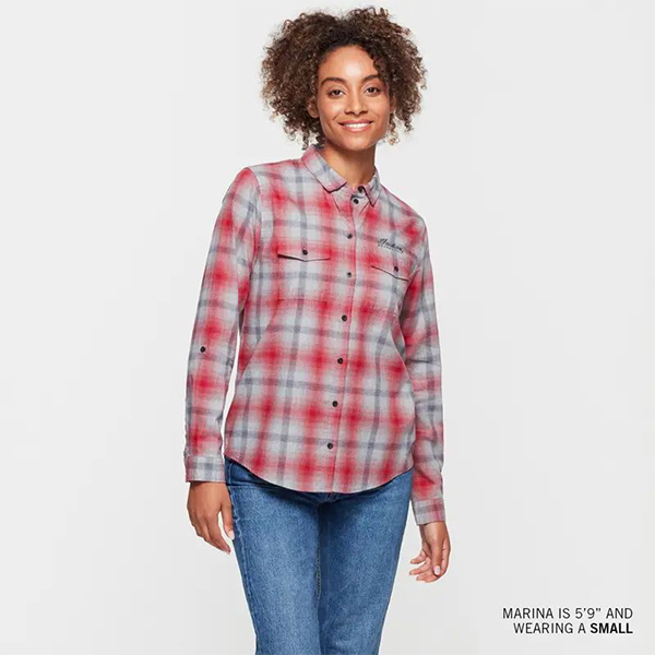 products/100/005/855/56/Moteriski marskineliai Indian Motorcycle Women Red Icon Plaid Shirt_5.jpg