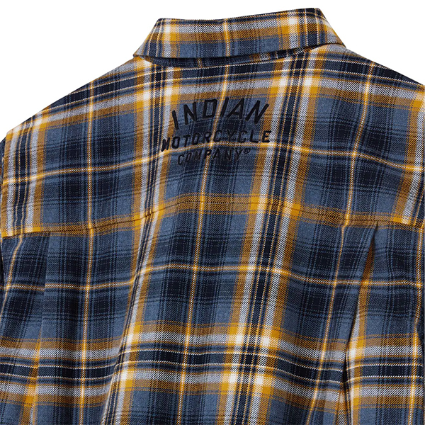 products/100/005/860/14/Moteriski marskiniai Indian Motorcycle Kansas Plaid Shirt Navy_2.jpg