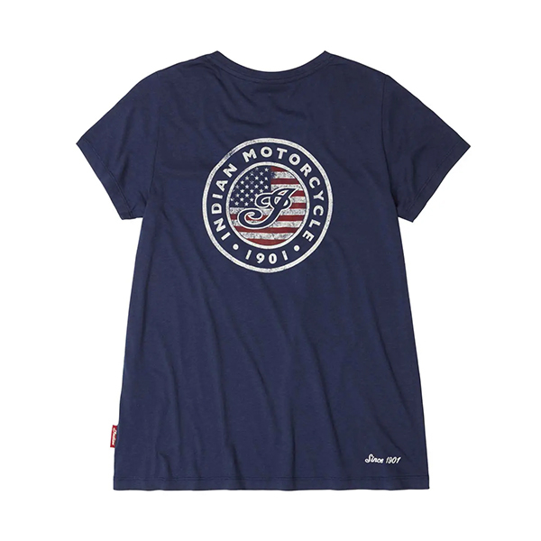 products/100/005/863/14/Moteriski marskineliai Indian Motorcycle USA Flag Logo T-Shirt, Navy_1.jpg