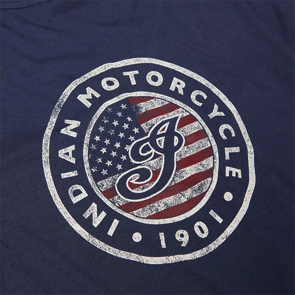 products/100/005/863/14/Moteriski marskineliai Indian Motorcycle USA Flag Logo T-Shirt, Navy_2.jpg