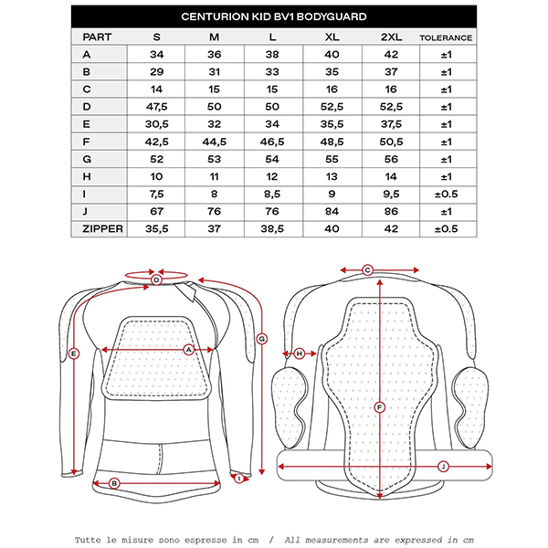 products/100/005/874/56/Kuno sarvai vaikams UFO Centurion BV1 Bodyguard_chartguide.jpg