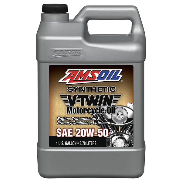 products/100/005/905/72/Alyva AMSOIL 20W50 100 Synthetic V-Twin Motorcycle Oil 3.73L.jpg