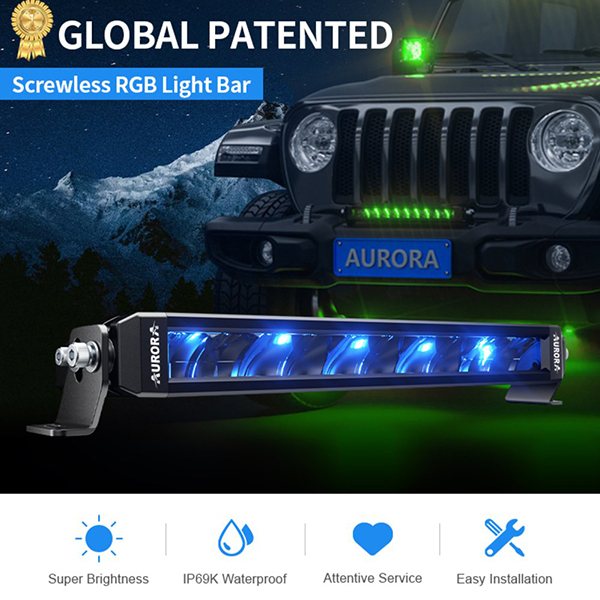 products/100/005/927/92/AURORA 20-inch 50.8 cm S6 Single row RGB serijos zibintas 100W DRIVING BEAM_5.jpg
