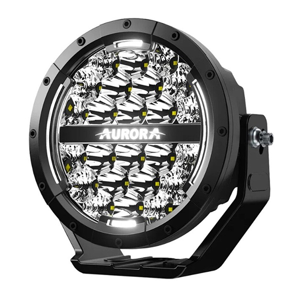 products/100/005/928/14/AURORA 7-inch 18 cm Apvalus zibintai 120W COMBO su DRL Amber-White, komplektas 2vnt su laidu pyne_2.jpg