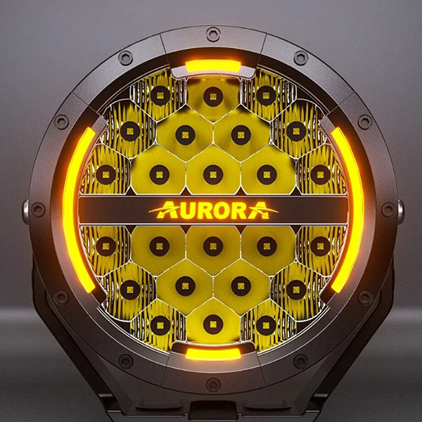 products/100/005/928/14/AURORA 7-inch 18 cm Apvalus zibintai 120W COMBO su DRL Amber-White, komplektas 2vnt su laidu pyne_6.jpg