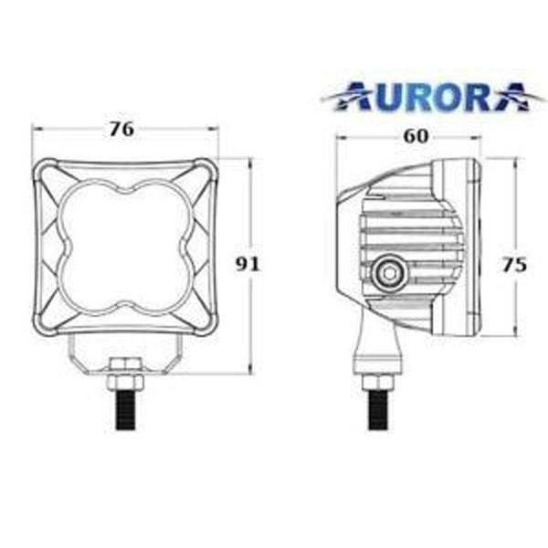 products/100/005/928/15/AURORA Led zibintas 2-inch 5cm D3 serijos zibintas 40W FLOOD_3.jpg