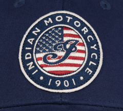 products/100/003/773/92/Kepure Indian USA Flag Logo Cap, Navy Melyna_4.jpg