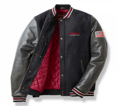 products/100/003/787/12/Striuke Indian Motorcycle Mens Varsity Bomber Jacket Juoda_2.jpg