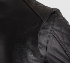 products/100/003/831/32/Striuke TWIN LEATHER JACKET BLACK  Mens Leather Motorcycle Jacket 4.jpg