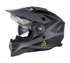 products/100/004/124/72/Salmas su sildomu stiklu AMOQ Adaptor Helmet Electric Visor Juodas, Pilkas, Ryskiaspalve_1.jpg