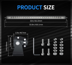 products/100/004/910/92/AURORA Led zibintas 76.2 CM D5 SINGLE ROW SERIJOS ZIBINTAS 150W COMBO PROL57_9.jpg