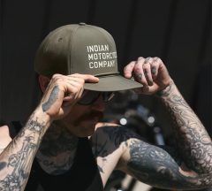 products/100/005/761/33/Kepure Indian IMC Logo Flat Brim Cap, Zalia_2.jpg