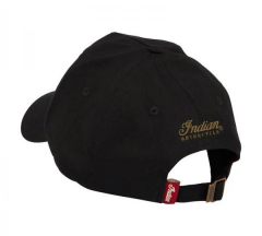 products/100/005/853/77/Kepure Indian Motorcycle Headdress Embroidered Cap, Juoda_1.jpg