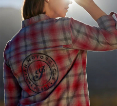 products/100/005/855/56/Moteriski marskineliai Indian Motorcycle Women Red Icon Plaid Shirt_4.jpg