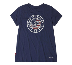 products/100/005/863/14/Moteriski marskineliai Indian Motorcycle USA Flag Logo T-Shirt, Navy_1.jpg