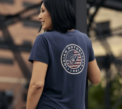 products/100/005/863/14/Moteriski marskineliai Indian Motorcycle USA Flag Logo T-Shirt, Navy_3.jpg