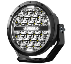 products/100/005/928/14/AURORA 7-inch 18 cm Apvalus zibintai 120W COMBO su DRL Amber-White, komplektas 2vnt su laidu pyne_2.jpg
