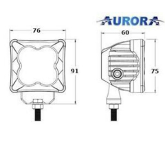 products/100/005/928/15/AURORA Led zibintas 2-inch 5cm D3 serijos zibintas 40W FLOOD_3.jpg