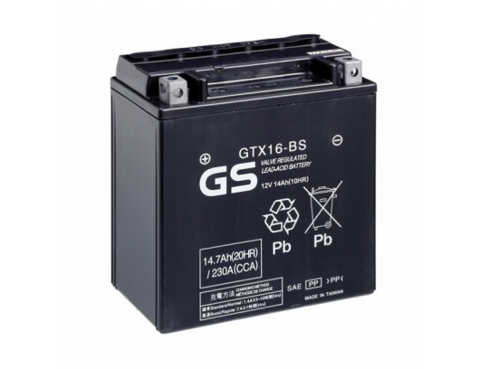 Akumuliatorius BS Battery GTX16-BS 12V 14.7AH 150x87x161