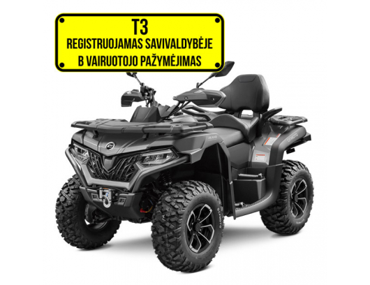 CFMOTO CFORCE 625 Touring Keturratis T3b (mini traktorius)