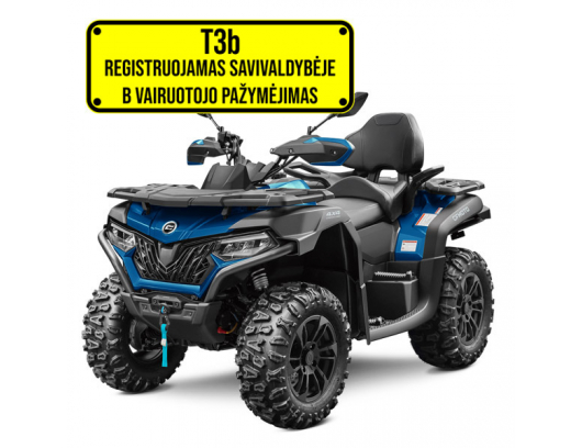 CFMOTO CFORCE 625 Touring Keturratis T3b (mini traktorius)