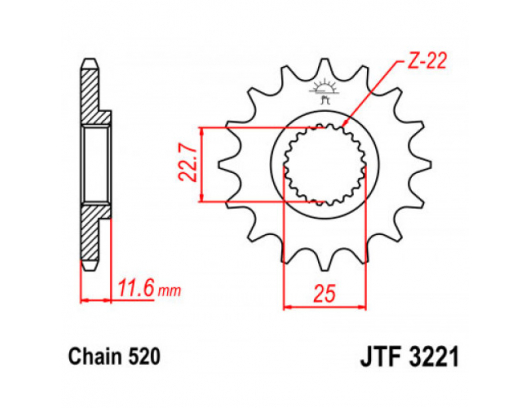 Vedamoji žvaigždė JTF3221.13