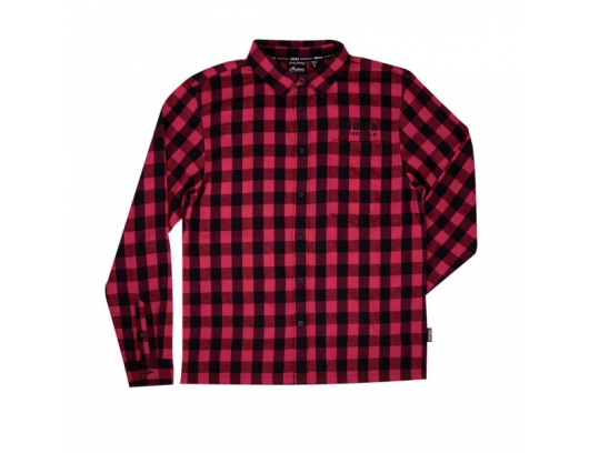 MARŠKINIAI Men's Buffalo Plaid Shirt, Red/Black