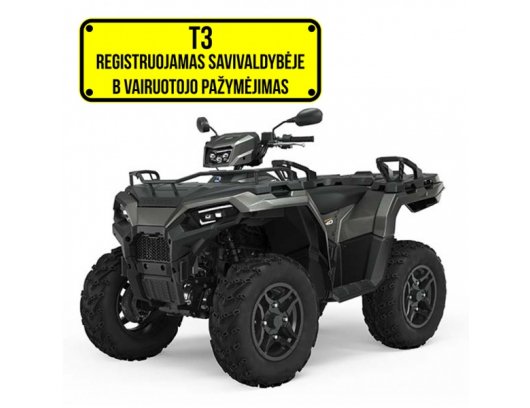 Sportsman 570 EPS SP ‐ Titanium Metallic 2022 60km/h. T3b 2022 Ratinis traktorius (keturratis)