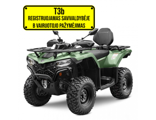 CFMOTO CFORCE 450 L Basic keturratis (mini traktorius) T3b