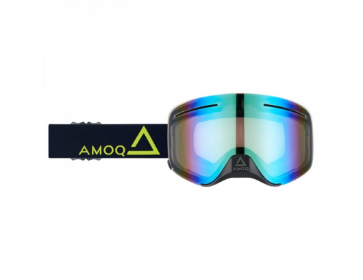 Akiniai AMOQ Vision Vent+ magnetiniai akiniai Juodi-HiVis – auksinis stiklas