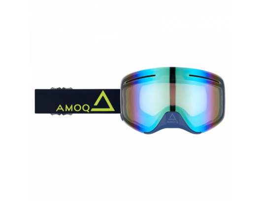 Akiniai AMOQ Vision Vent+ magnetiniai akiniai tamsiai aukso spalvos – auksinis stiklas