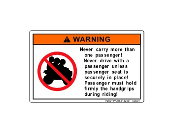 9DQV-190013-3200 DECAL, SAFETY WARNING