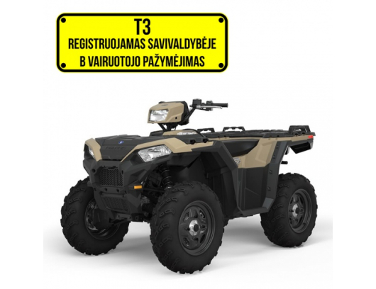 Polaris Sportsman 570 EFI 4x4 EPS LE - Military Tan 60km/h. 2023 Ratinis traktorius (keturratis) T3B